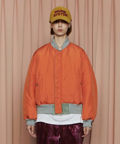 UNALLOYED(アナロイド)の「ピグメント MA-1 ジャンパー / カーキ(ブルゾン・レディース・その他・LARGE/MEDIUM)」の4枚目の写真