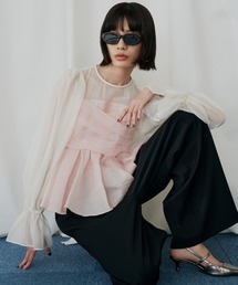 セール】スウェルぺプラムセットアップパンツドレス / swell peplum