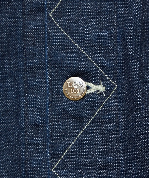 Lee(リー)の「Lee/リー【101周年記念モデル】101 ANNIVERSARY 101-J RIDERS JACKET(デニムジャケット・メンズ・インディゴブルー・X-LARGE/LARGE/MEDIUM/SMALL)」の9枚目の写真