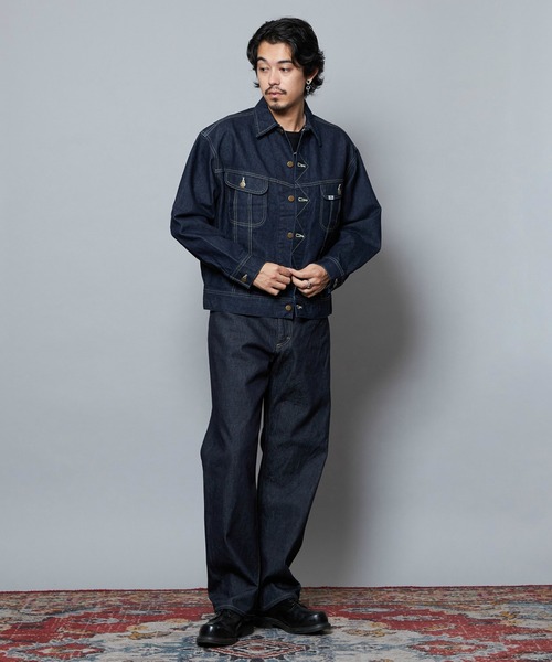 Lee(リー)の「Lee/リー【101周年記念モデル】101 ANNIVERSARY 101-J RIDERS JACKET(デニムジャケット・メンズ・インディゴブルー・X-LARGE/LARGE/MEDIUM/SMALL)」の13枚目の写真