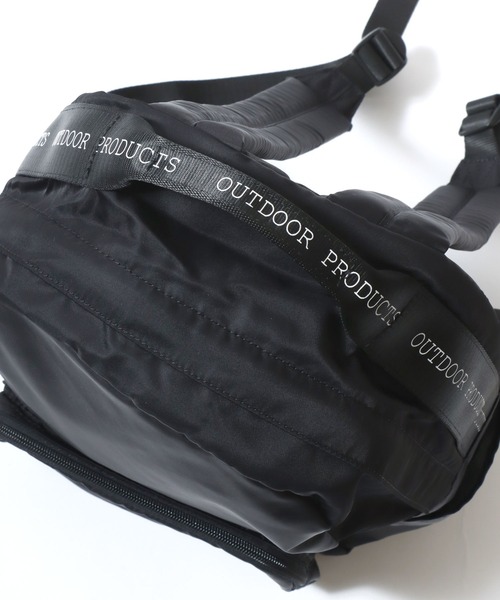 OUTDOOR PRODUCTS（アウトドアプロダクツ）の「OUTDOOR PRODUCTS（アウトドアプロダクツ）ラスターツイル ナイロンデイパック 16L/レディース ママバッグ（バックパック/リュック・レディース・ベージュ/ブラック・FREE）」の12枚目の写真