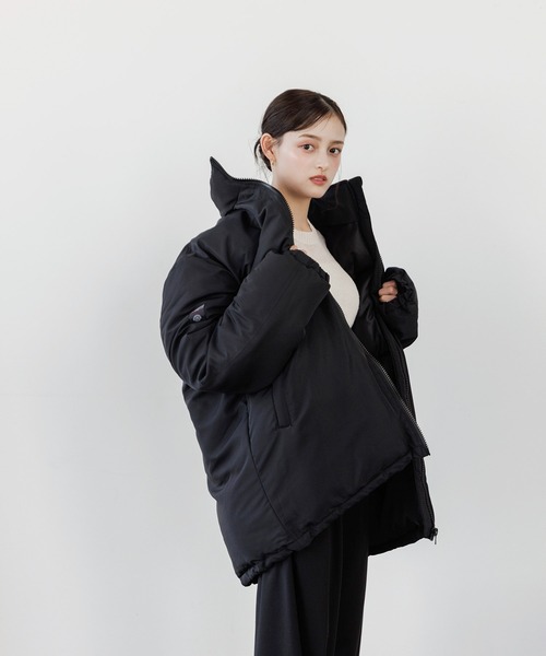 Dita Muaj.(ディータムアージュ)の「【U.S.POLO ASSN.】【ユニセックス】オーバーサイズ中綿ダウンジャケット(ダウンジャケット/コート・レディース・モカ/ブラック/アイボリー・FREE)」の13枚目の写真