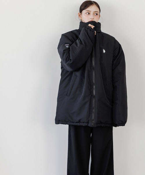Dita Muaj.(ディータムアージュ)の「【U.S.POLO ASSN.】【ユニセックス】オーバーサイズ中綿ダウンジャケット(ダウンジャケット/コート・レディース・モカ/ブラック/アイボリー・FREE)」の7枚目の写真