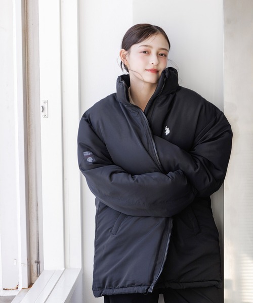 Dita Muaj.(ディータムアージュ)の「【U.S.POLO ASSN.】【ユニセックス】オーバーサイズ中綿ダウンジャケット(ダウンジャケット/コート・レディース・モカ/ブラック/アイボリー・FREE)」の8枚目の写真