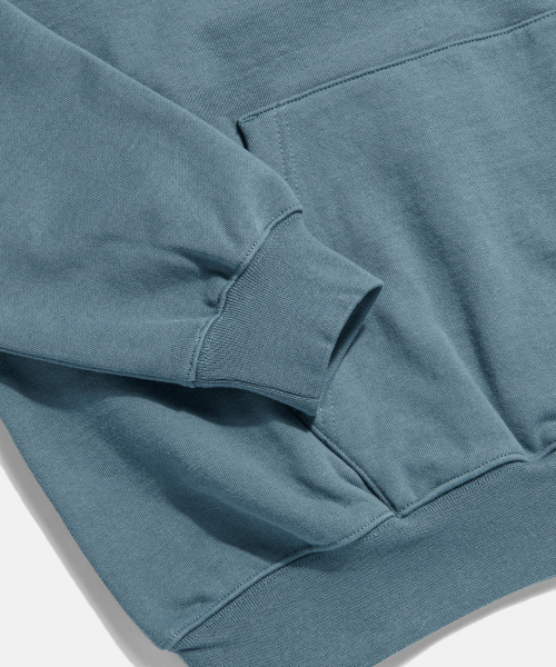 ESPIONAGE（エスピオナジ）の「Expl. Trout Logo Heavyweight Hoodie Vintage Blue（パーカー・メンズ・その他・MEDIUM/LARGE/X-LARGE）」の6枚目の写真