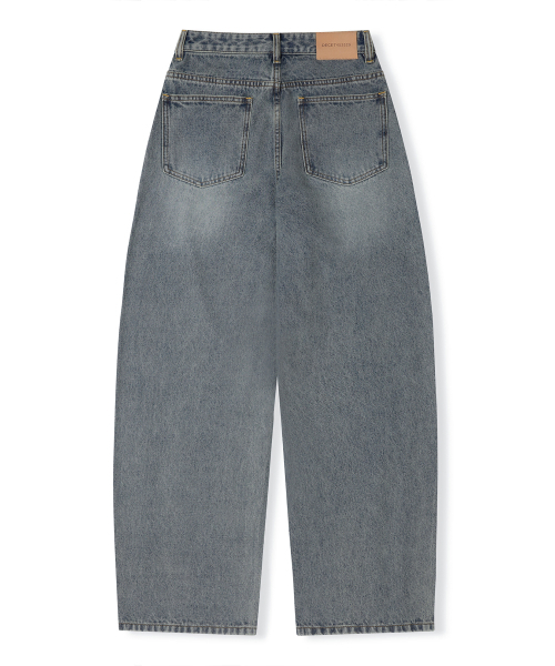 DECET WOMEN(デケット ウーマン)の「Curved Wide Jeans DCWPT013BLUE(デニムパンツ・レディース・その他・X-SMALL/SMALL/MEDIUM/LARGE)」の10枚目の写真