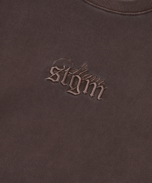 STIGMA（スティグマ）の「PIGMENT ML CREWNECK BROWN（スウェット・メンズ・その他・LARGE/X-LARGE/MEDIUM）」の4枚目の写真