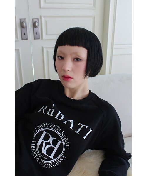 RUBATI(ルバティ)の「アークルバティスウェットシャツ(ブラック)(スウェット・レディース・その他・size2/size1)」の1枚目の写真