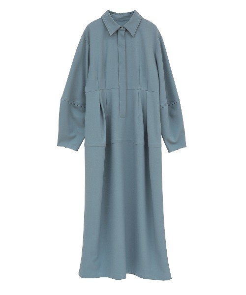 MANOF(マノフ)の「FORM SHIRTS DRESS(ワンピース・レディース・ベージュ/ブルー/ブラック・S/M)」の9枚目の写真