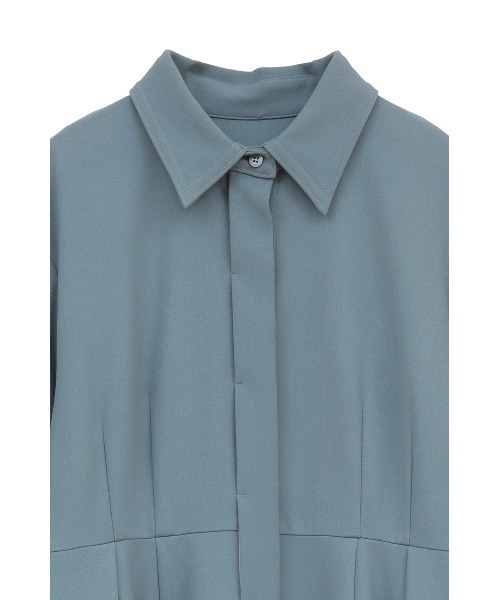 MANOF(マノフ)の「FORM SHIRTS DRESS(ワンピース・レディース・ベージュ/ブルー/ブラック・S/M)」の11枚目の写真