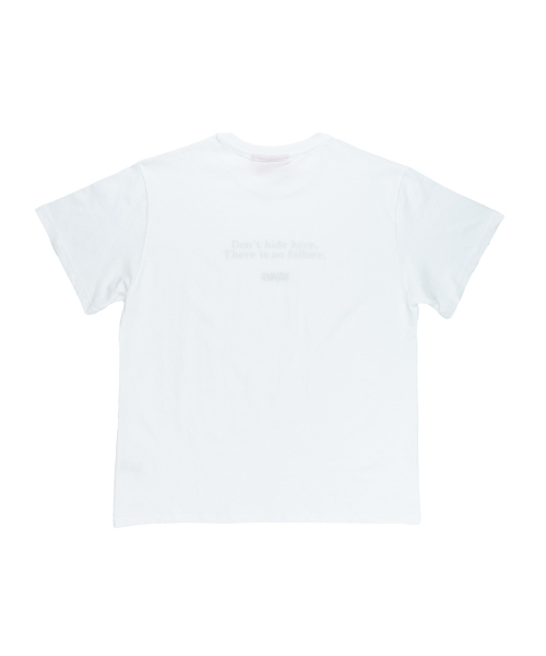 KITRAVEL(キートラベル)の「失敗グラフィックTシャツホワイト(Tシャツ/カットソー・レディース・その他・LARGE/X-LARGE/SMALL/MEDIUM)」の2枚目の写真