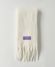 AHRE（アフレ）の「Boucle Oversize Brush Bold Muffler_WHITE（マフラー・レディース）」