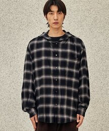 BYWAY HOODED SHIRTS (BLACK OMBLE)