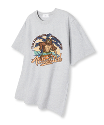 ヴィンテージサマー 半袖Tシャツ ライトグレー