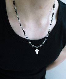 NAKEDBLOOD17（ネイキッドブラッド17）の「[ハンドメイド] 淡い数珠ネックレス（ネックレス）」