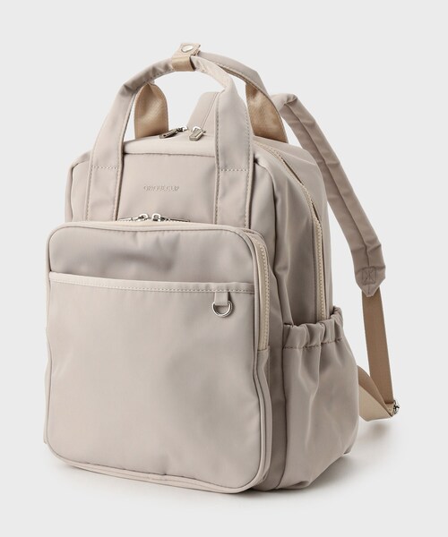 OPAQUE.CLIP（オペークドットクリップ）の「フロントポケットデザインリュック【2WAY／マルチポケット】（バックパック/リュック・レディース・ベージュ/グレー/ブラック・00）」の12枚目の写真