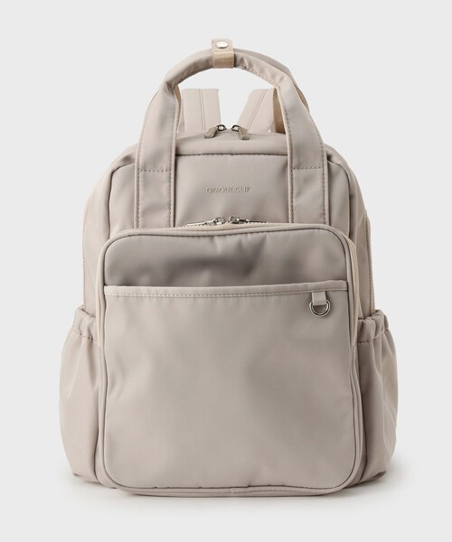 OPAQUE.CLIP（オペークドットクリップ）の「フロントポケットデザインリュック【2WAY／マルチポケット】（バックパック/リュック・レディース・ベージュ/グレー/ブラック・00）」の13枚目の写真
