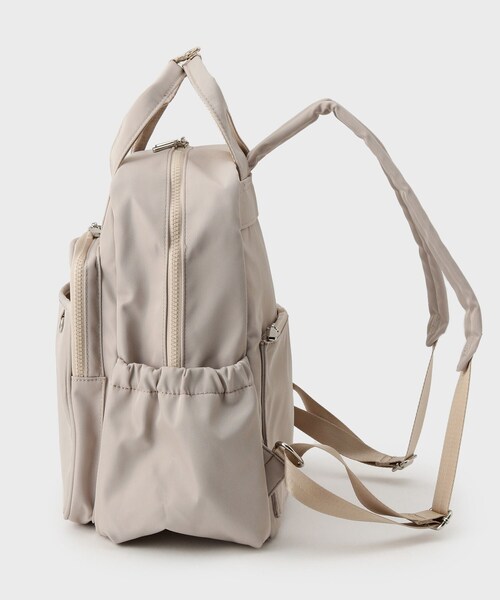 OPAQUE.CLIP（オペークドットクリップ）の「フロントポケットデザインリュック【2WAY／マルチポケット】（バックパック/リュック・レディース・ベージュ/グレー/ブラック・00）」の14枚目の写真
