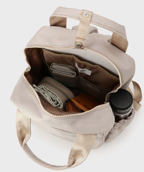 OPAQUE.CLIP（オペークドットクリップ）の「フロントポケットデザインリュック【2WAY／マルチポケット】（バックパック/リュック・レディース・ベージュ/グレー/ブラック・00）」の20枚目の写真