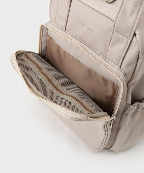OPAQUE.CLIP（オペークドットクリップ）の「フロントポケットデザインリュック【2WAY／マルチポケット】（バックパック/リュック・レディース・ベージュ/グレー/ブラック・00）」の22枚目の写真