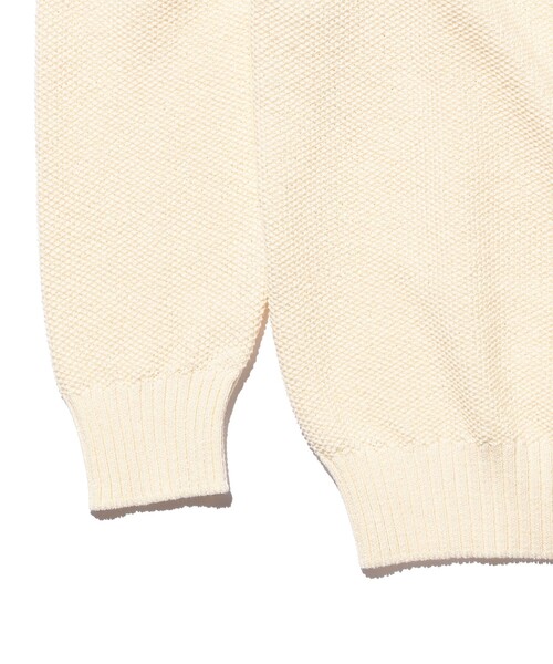 BEAMS PLUS(ビームスプラス)の「Pique Polo 7G(ポロシャツ・メンズ・グレー/ホワイト/ネイビー・SMALL/LARGE/X-LARGE/MEDIUM)」の15枚目の写真