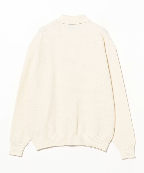 BEAMS PLUS(ビームスプラス)の「Pique Polo 7G(ポロシャツ・メンズ・グレー/ホワイト/ネイビー・SMALL/LARGE/X-LARGE/MEDIUM)」の17枚目の写真