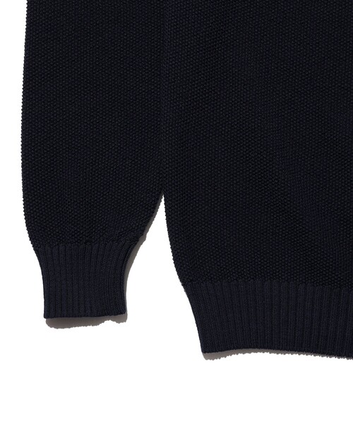 BEAMS PLUS(ビームスプラス)の「Pique Polo 7G(ポロシャツ・メンズ・グレー/ホワイト/ネイビー・SMALL/LARGE/X-LARGE/MEDIUM)」の8枚目の写真