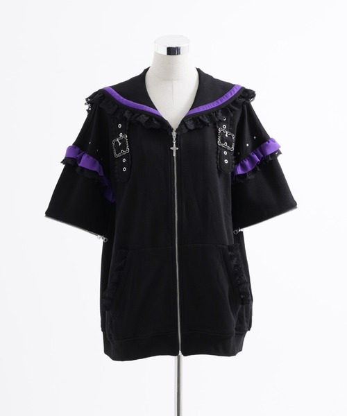 TRAVAS TOKYO セーラーカラーZIPブルゾン