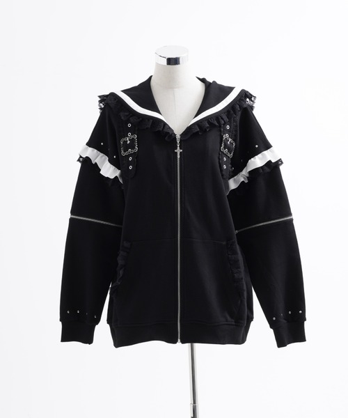 TRAVAS TOKYO/トラバス トーキョー』セーラーカラーZIPブルゾン 【公式