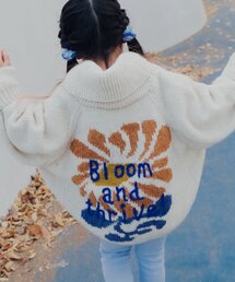 Kastane（カスタネ）の「【S.Lサイズ展開】フラワーハンドニット kids（ニット/セーター）」