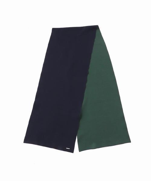 B.C STOCK（ベーセーストック）の「【ANTS & ELEPHANTS】スウェットライク 2トーンマフラー（マフラー・メンズ・ブラック/ライトグレー/ブラウン/ネイビー/レッド・FREE）」の4枚目の写真