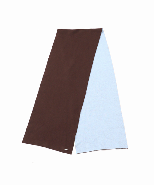 B.C STOCK（ベーセーストック）の「【ANTS & ELEPHANTS】スウェットライク 2トーンマフラー（マフラー・メンズ・ブラック/ライトグレー/ブラウン/ネイビー/レッド・FREE）」の3枚目の写真