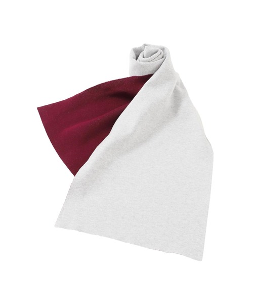 B.C STOCK（ベーセーストック）の「【ANTS & ELEPHANTS】スウェットライク 2トーンマフラー（マフラー・メンズ・ブラック/ライトグレー/ブラウン/ネイビー/レッド・FREE）」の11枚目の写真