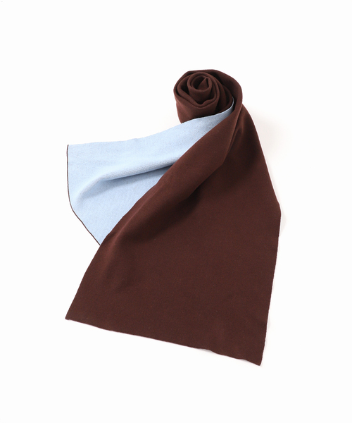 B.C STOCK（ベーセーストック）の「【ANTS & ELEPHANTS】スウェットライク 2トーンマフラー（マフラー・メンズ・ブラック/ライトグレー/ブラウン/ネイビー/レッド・FREE）」の14枚目の写真