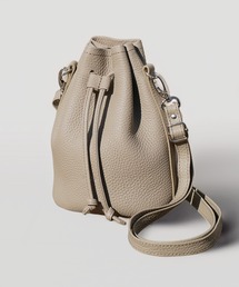 LEZALI（レザリ）の「LEZALI エンボスミニ巾着バッグ（ショルダーバッグ）」