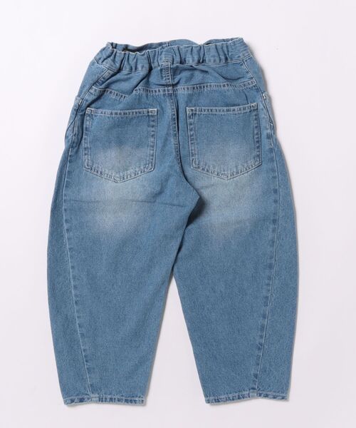 GROOVY COLORS（グルービーカラーズ）の「8oz Denim Barrel Leg Long Pants（その他パンツ・キッズ・ブルー・115/125）」の2枚目の写真