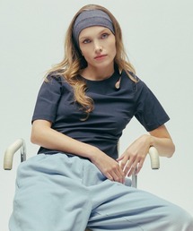 ESSENTIAL（エッセンシャル）の「カットアウトウエストタックトップス（Tシャツ/カットソー）」