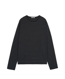 トセルストライプTシャツチャコール