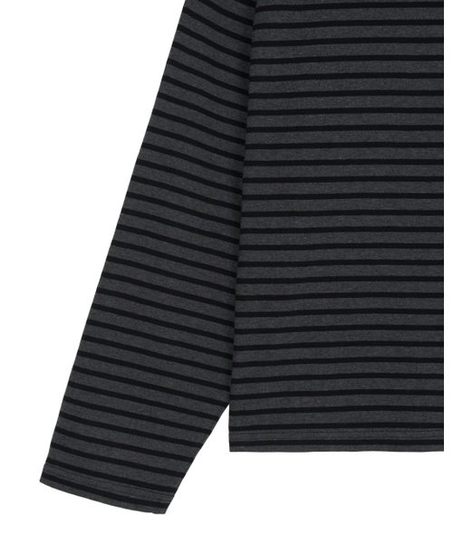 MATISSE THE CURATOR(マティスザキュレーター)の「トセルストライプTシャツチャコール(Tシャツ/カットソー・メンズ・その他・1/2/3)」の3枚目の写真