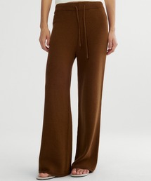 Bie（ビエ）の「カシミヤブレンド ワイドニットパンツ（その他パンツ）」