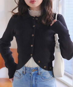 cropped sheer cardigan（クロップドシアーカーディガン