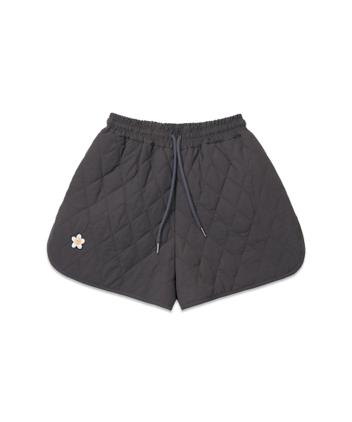 MACKY(マッキー)の「ダイヤパディングショートパンツチャコール(その他パンツ・レディース・その他・1/2)」の2枚目の写真
