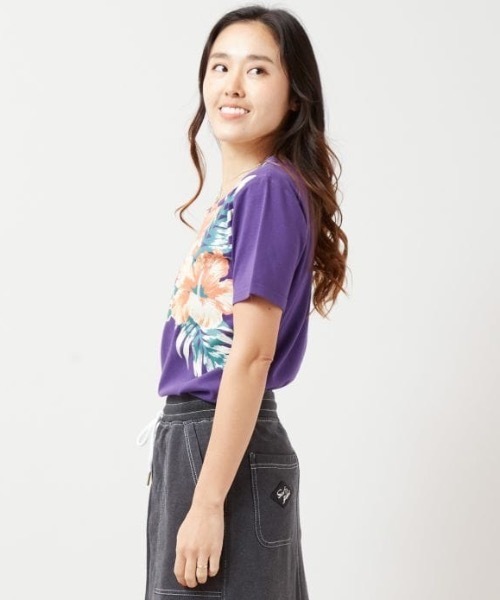 Kahiko(カヒコ)の「【Kahiko】ワイルアフラTシャツ(Tシャツ/カットソー・レディース・ネイビー/ホワイト・M/L)」の4枚目の写真