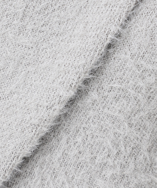 La TOTALITE（ラトータリテ）の「《WEB限定》【洗える】ファーバックパール長袖プルオーバー（ニット/セーター・レディース・グレー/ベージュ・FREE）」の18枚目の写真