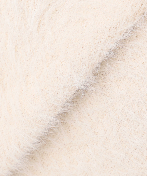 La TOTALITE（ラトータリテ）の「《WEB限定》【洗える】ファーバックパール長袖プルオーバー（ニット/セーター・レディース・グレー/ベージュ・FREE）」の16枚目の写真