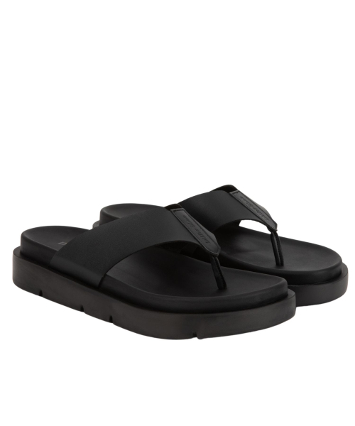 DIFFERSHOE(ディファーシュー)の「ステアレザーフリップフロップサンダル5CM(サンダル・レディース・ブラック・FREE)」の5枚目の写真