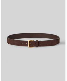VERDEMAR（ベルデマール）の「Suede square leather belt_Camel（ベルト）」