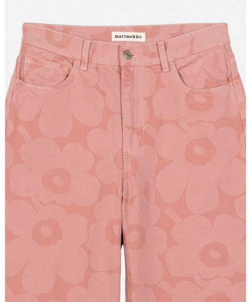 marimekko（マリメッコ）の「【Maridenim】 Unikko / Wide jeans S（デニムパンツ・レディース・ベビーピンク・25inch/26inch/27inch/28inch/29inch/30inch）」の6枚目の写真