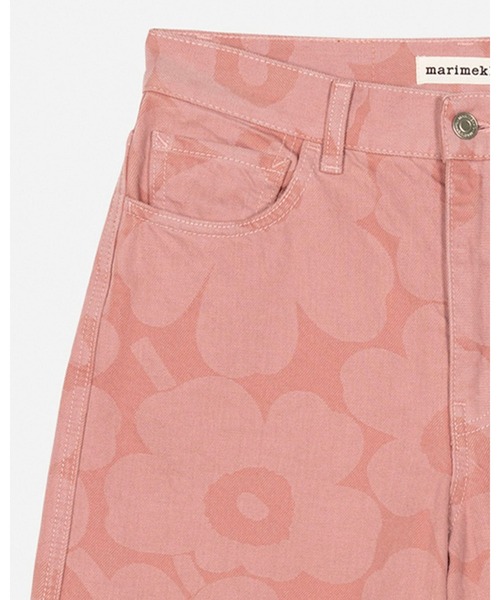 marimekko（マリメッコ）の「【Maridenim】 Unikko / Wide jeans S（デニムパンツ・レディース・ベビーピンク・25inch/26inch/27inch/28inch/29inch/30inch）」の7枚目の写真