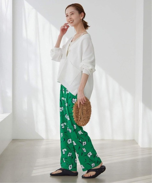 SLOBE IENA（スローブイエナ）の「《WEB・一部店舗限定/追加》スムースニットカーディガン（カーディガン/ボレロ・レディース・ホワイト/ネイビー/イエロー・FREE）」の18枚目の写真